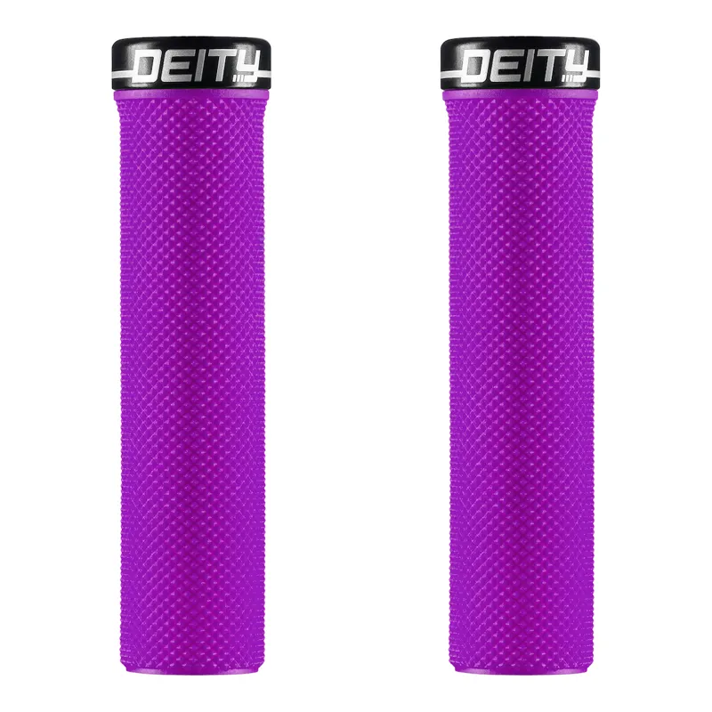 Deity Slimfit Mountain Bike Grips in Purple