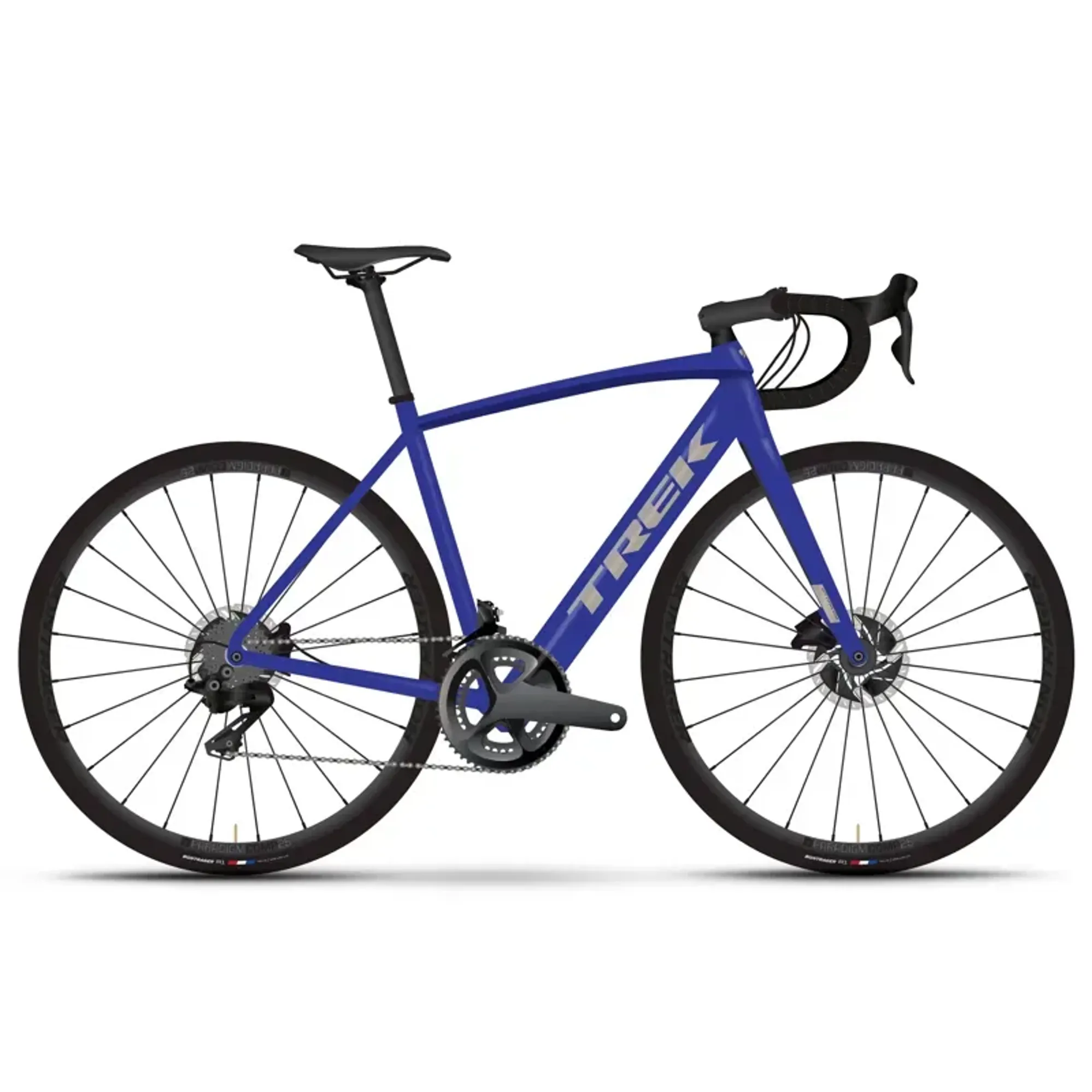 Trek Domane+ AL E-Road Bike In Matte Hex Blue1