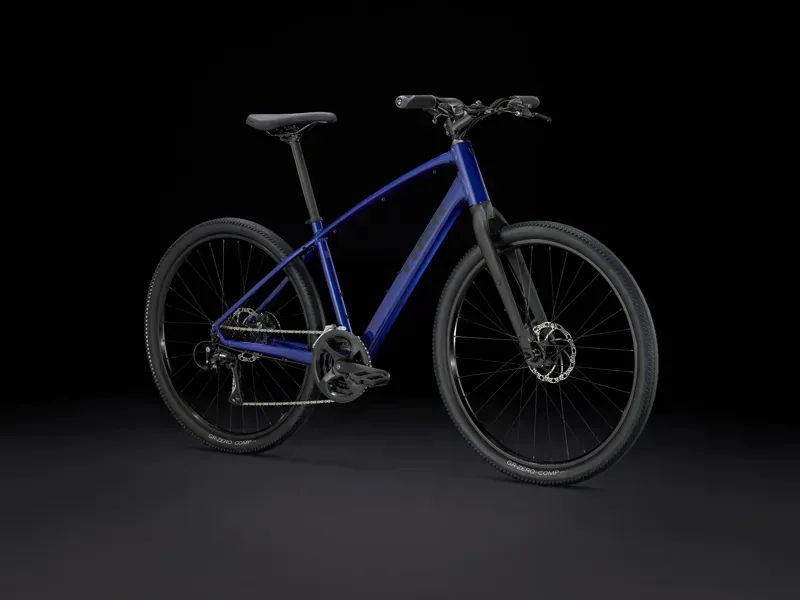 Trek Dual Sport 1 Hybrid Bike in Hex Blue-1