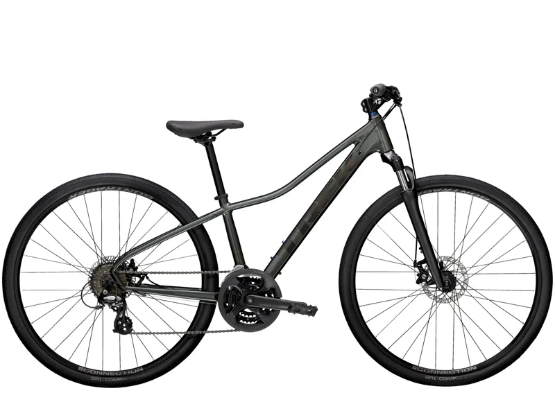 Trek Dual Sport 1 Womens Hybrid Bike in Grey
