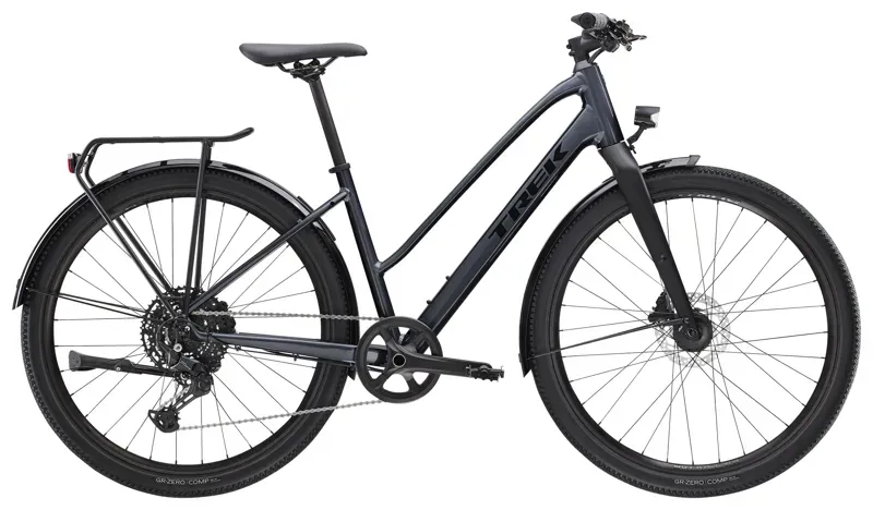 Trek Dual Sport 3 Stagger Hybrid Bike In Galactic Grey