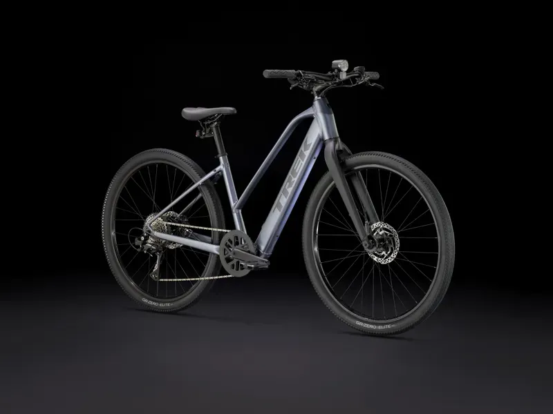 Trek Dual Sport+ 2 Stagger LT e-Hybrid Bike In Galactic Grey-1