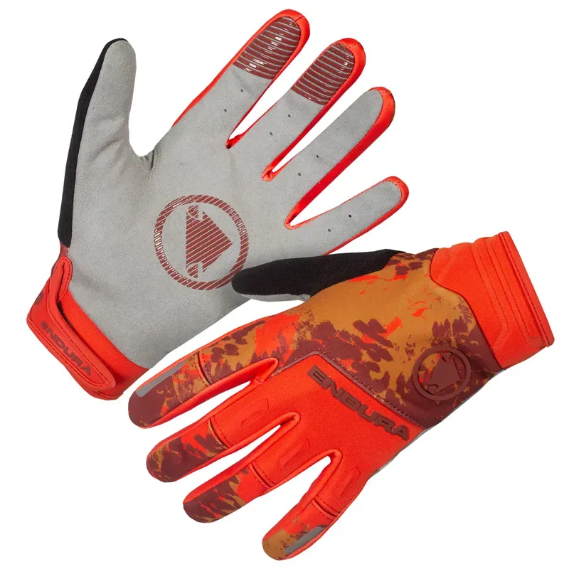 Endura Singletrack Windproof Glove Red/Red