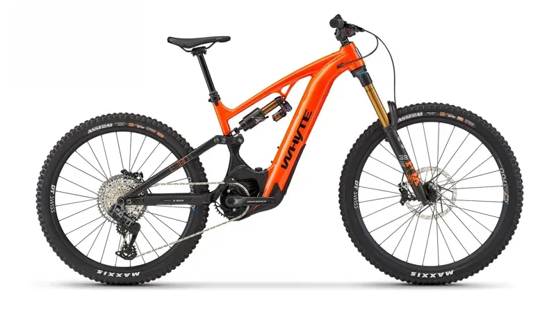 Whyte E-180 Rsx Electric Mountain Bike in Orange