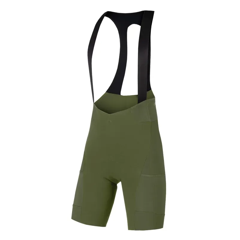 Endura GV500 Reiver Bibshorts in Olive Green