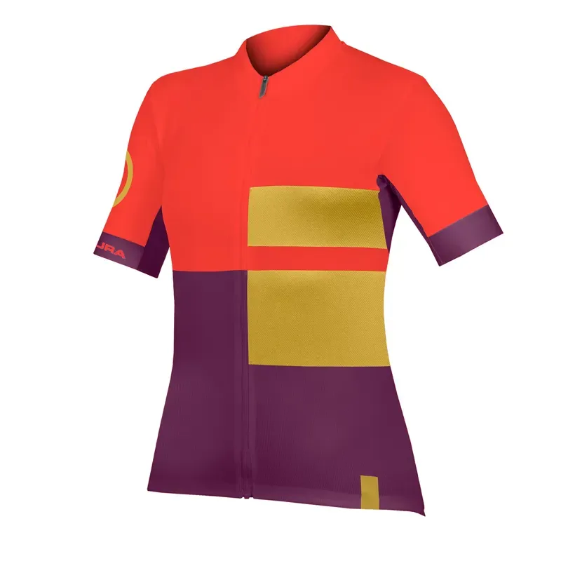 Endura Women's FS260 S/S Jersey in Pomegranate