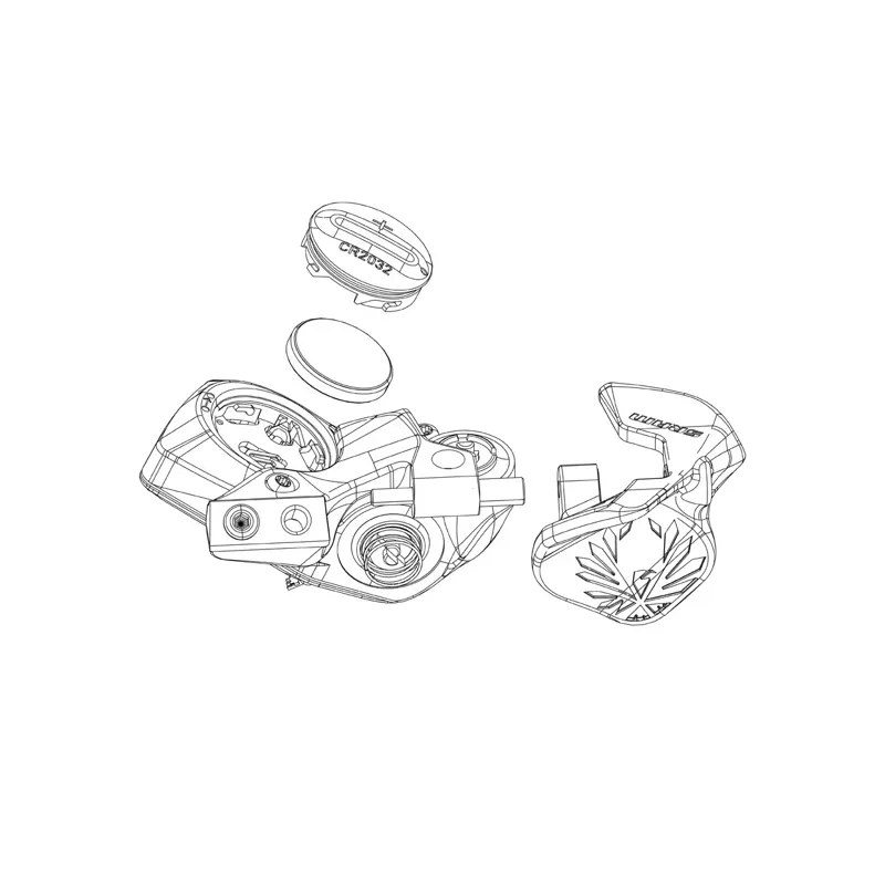 Sram Spare - Wireless Blip Mounting Kit 2 Brackets 2 Plastic Sleeves Tape