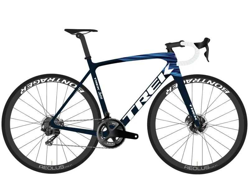 2022 Trek Emonda SLR 7 Road Bike in Navy Carbon Smoke Blue