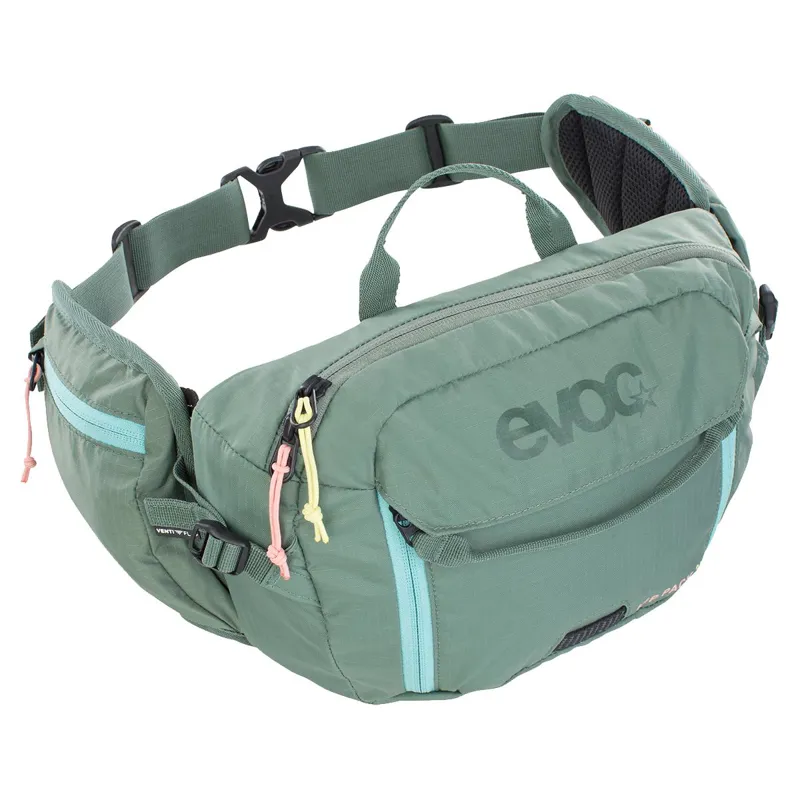 Evoc 3 Litre + 1.5 Litre Hip Pack Hydration Pack In Green