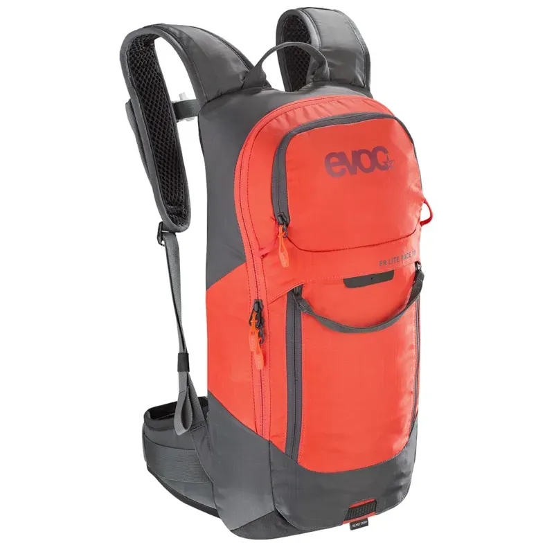 Evoc Fr Lite Race Protector Backpack In Red