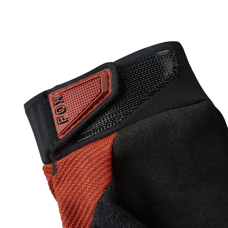 Fox Youth Ranger Gloves in Amber Scarlet-4