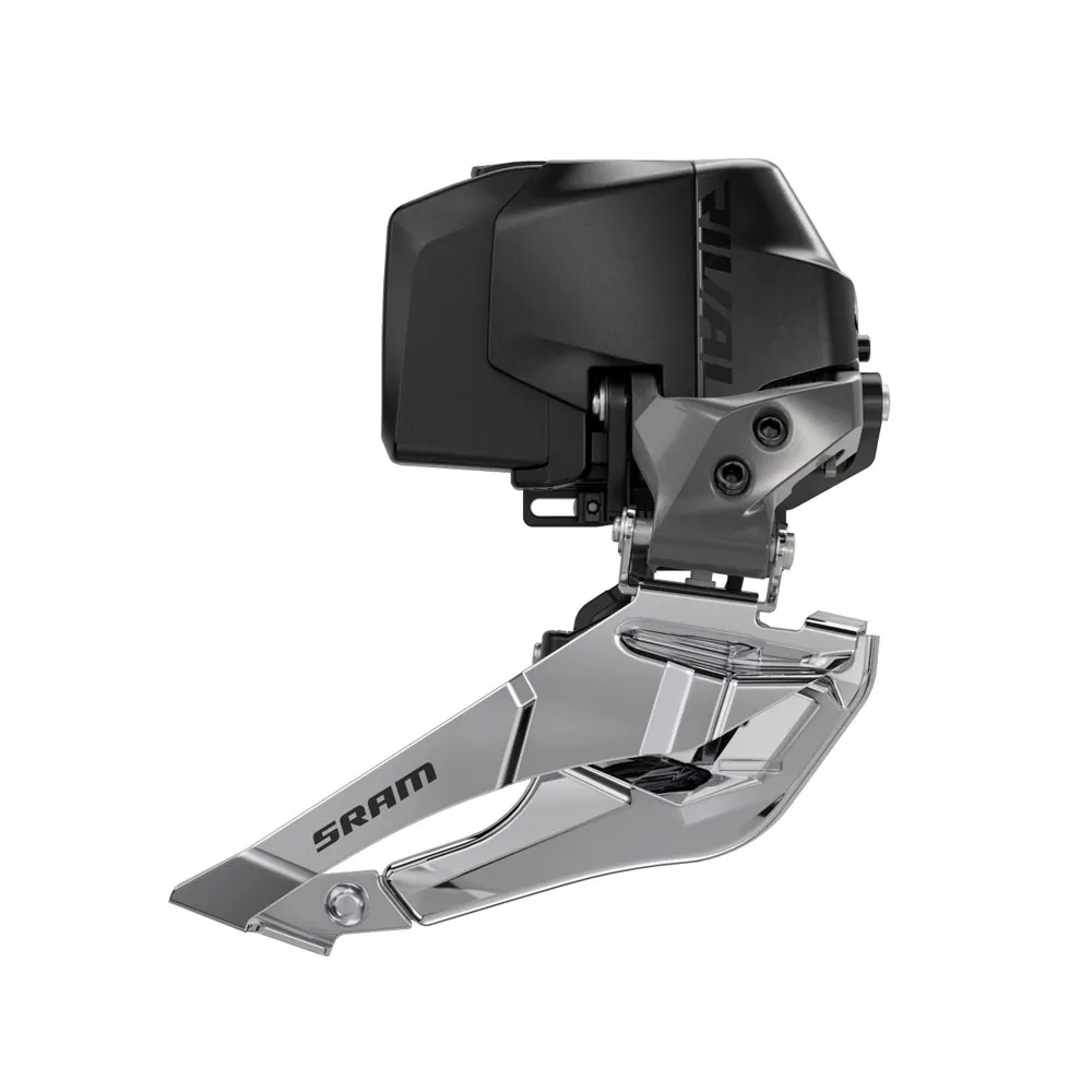 SRAM Rival eTap AXS D1 Wide Braze-on 2x12 Front Derailleur in Black