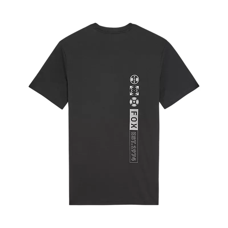 Fox Blur SS Tech T-Shirt in Black-1