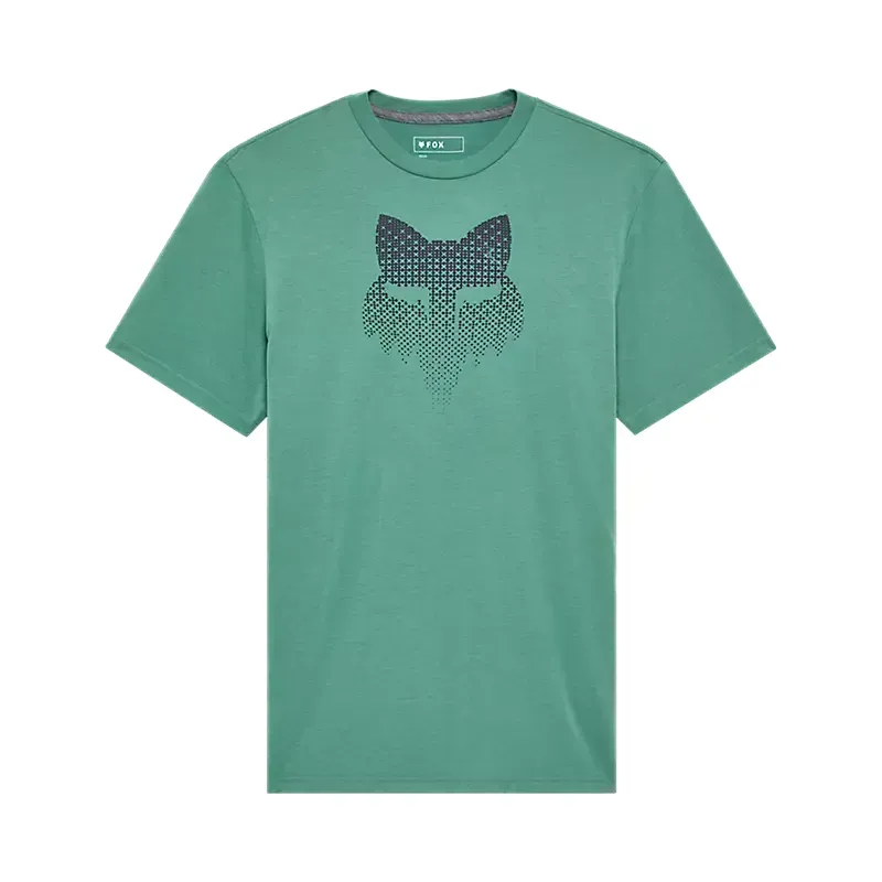 Fox Blur SS Tech T-Shirt in Pine Green