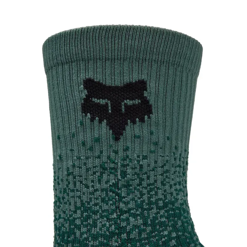 Fox Ranger Fade 6in Socks in Ivy Green-1