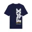 Fox Youth Checker T-Shirt in Navy
