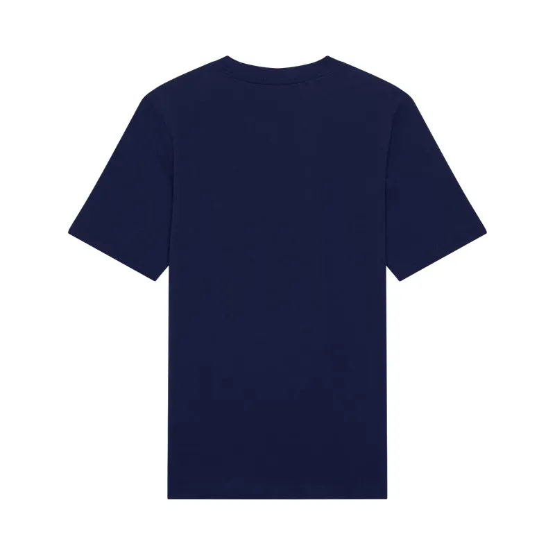 Fox Youth Checker T-Shirt in Navy-1