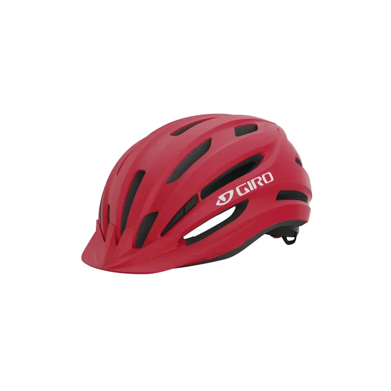 Giro Register II Adult Helmet In Matte Bright Red White