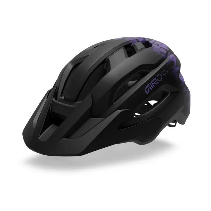 Giro Fixture II Helmet in Matte Black/Purple Rush