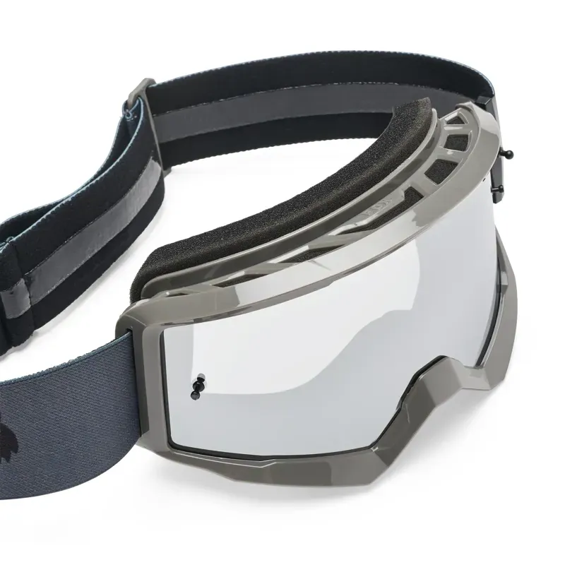 Fox Main Mirrored Lens Goggles in Pewter Grey-2