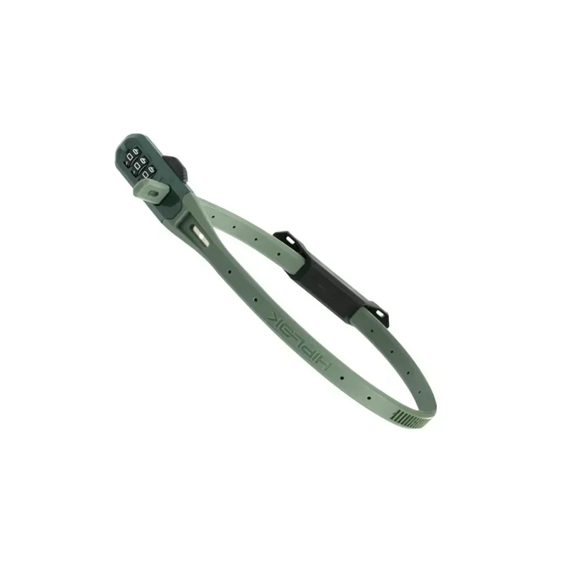 Hiplok Zlok Combo Security Tie w/ Bracket in Green