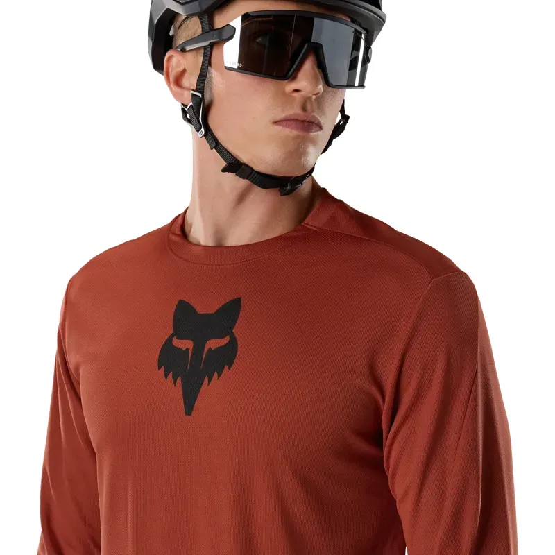 FOX Ranger L/S Jersey Size Medium  Amber Scarlet-4