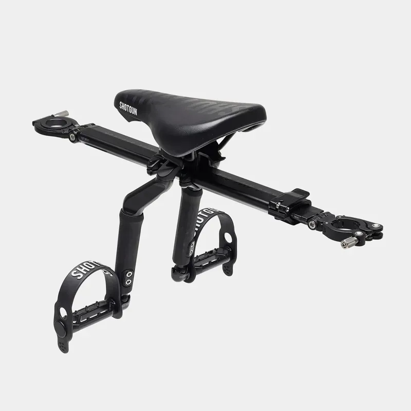 Kids Ride Shotgun Shotgun PRO MTB Seat and Bar Combo Pack Gen 2 in Black-2