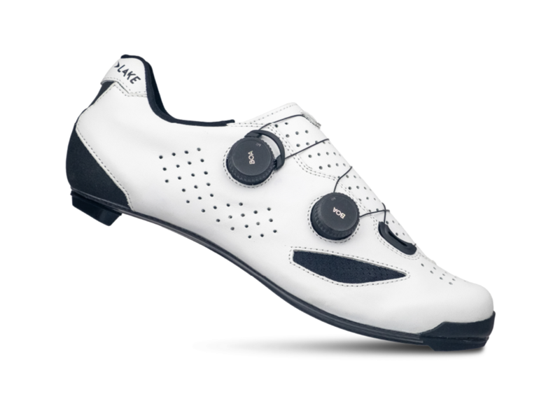 Lake CX239-X Road Cycling Shoe in White/Black
