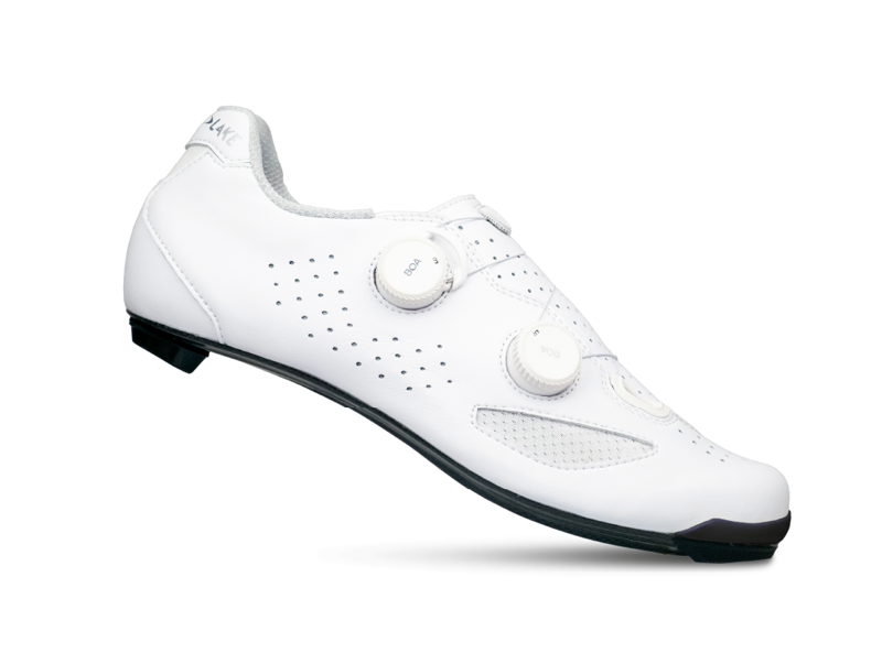 Lake CX239-X Road Cycling Shoe in White/White Microfiber-4