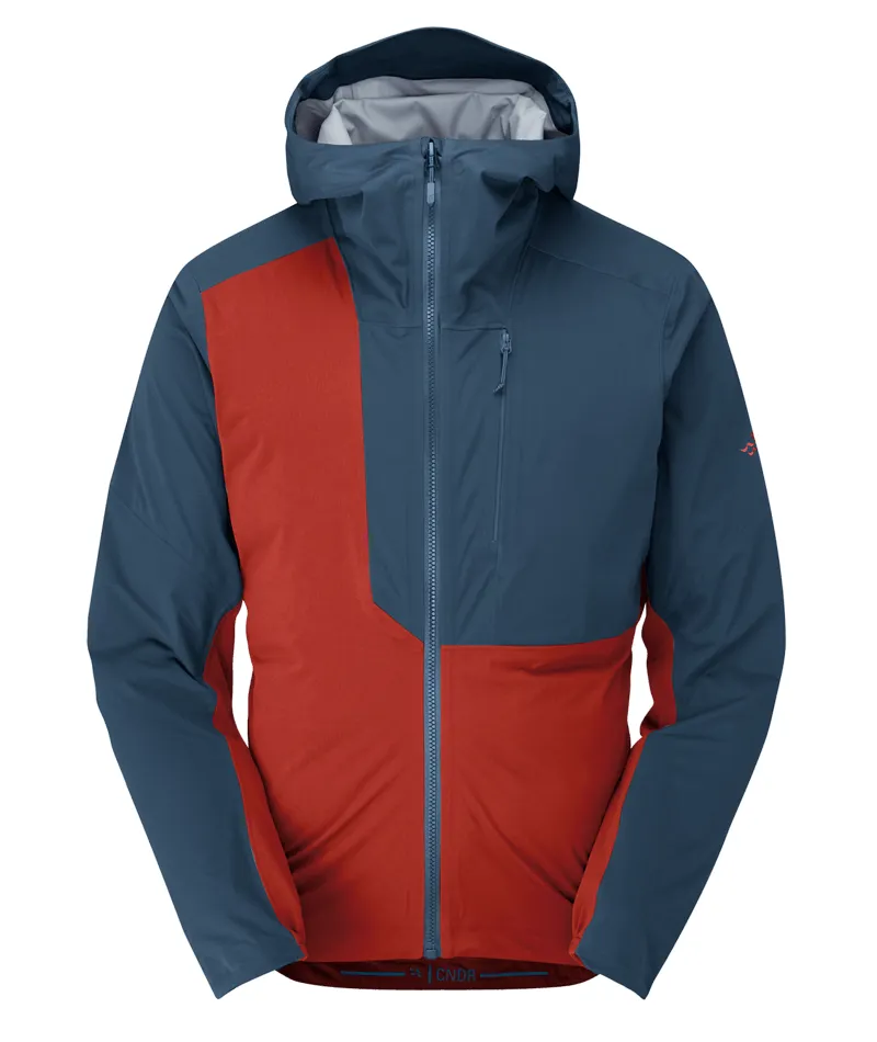 Rab Cinder Kinetic Jacket in Tuscan Red/Tempest Blue