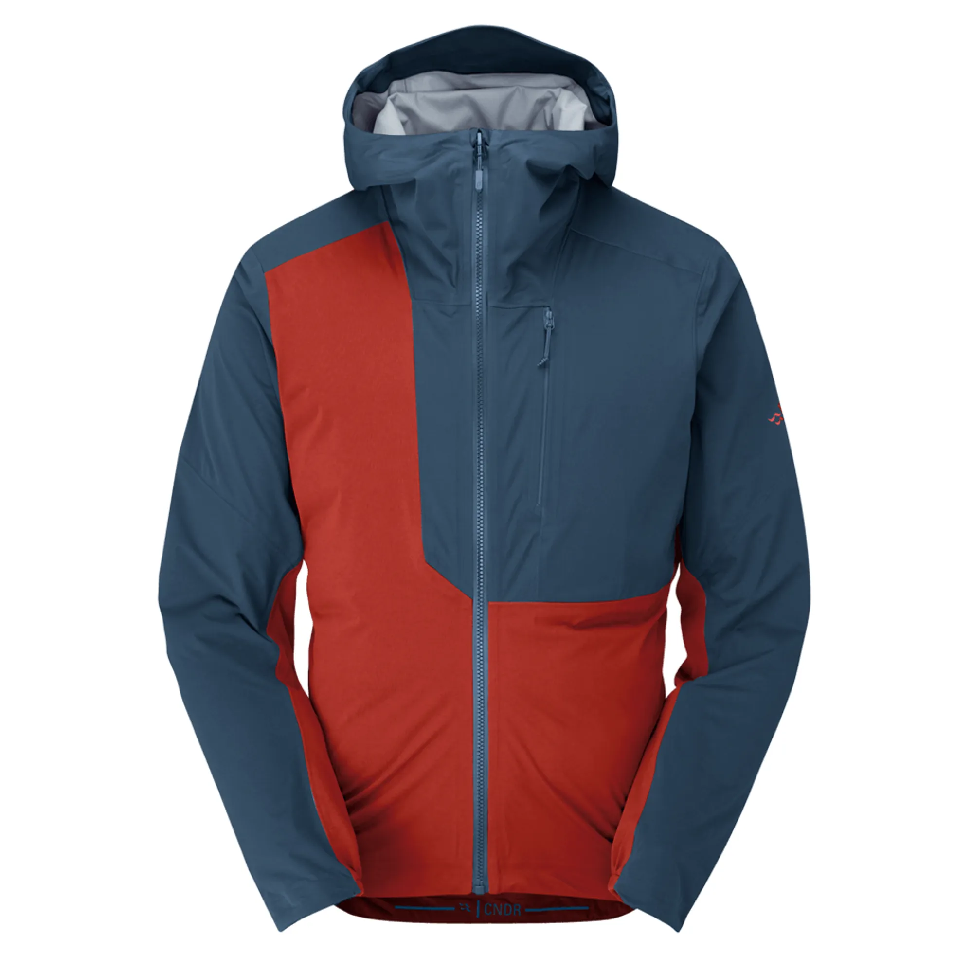 Rab Cinder Kinetic Jacket in Tuscan Red/Tempest Blue