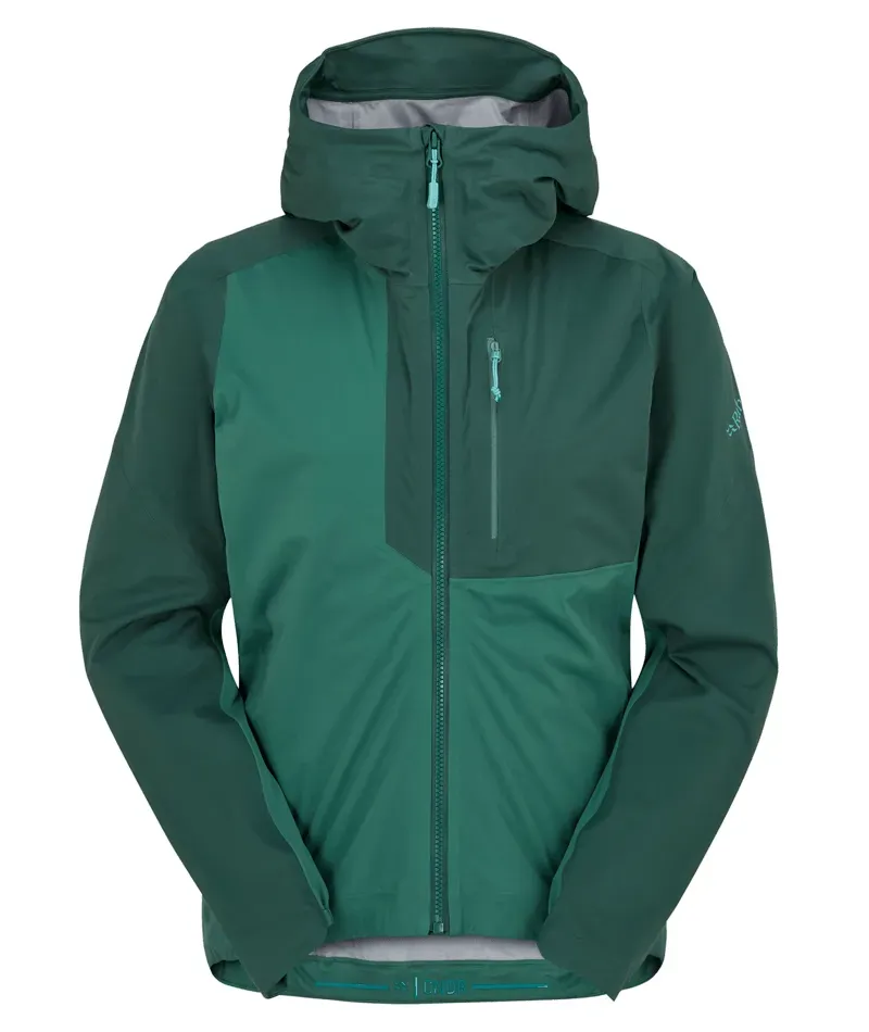 Rab Cinder Kinetic Womens Jacket in Eucalyptus