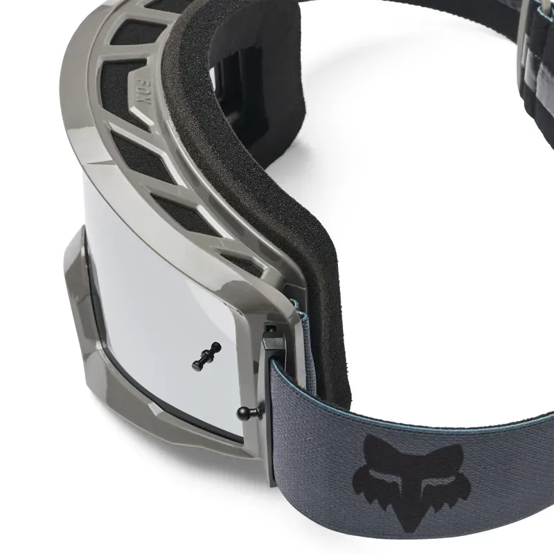 Fox Main Mirrored Lens Goggles in Pewter Grey-3