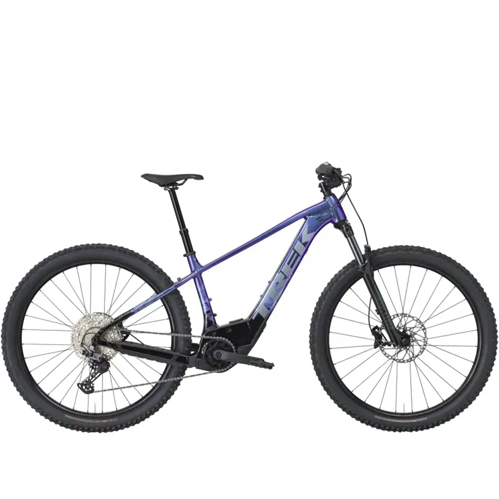 Trek Marlin+ 8 E-Mountain Bike in Purple Flip/Black Fade