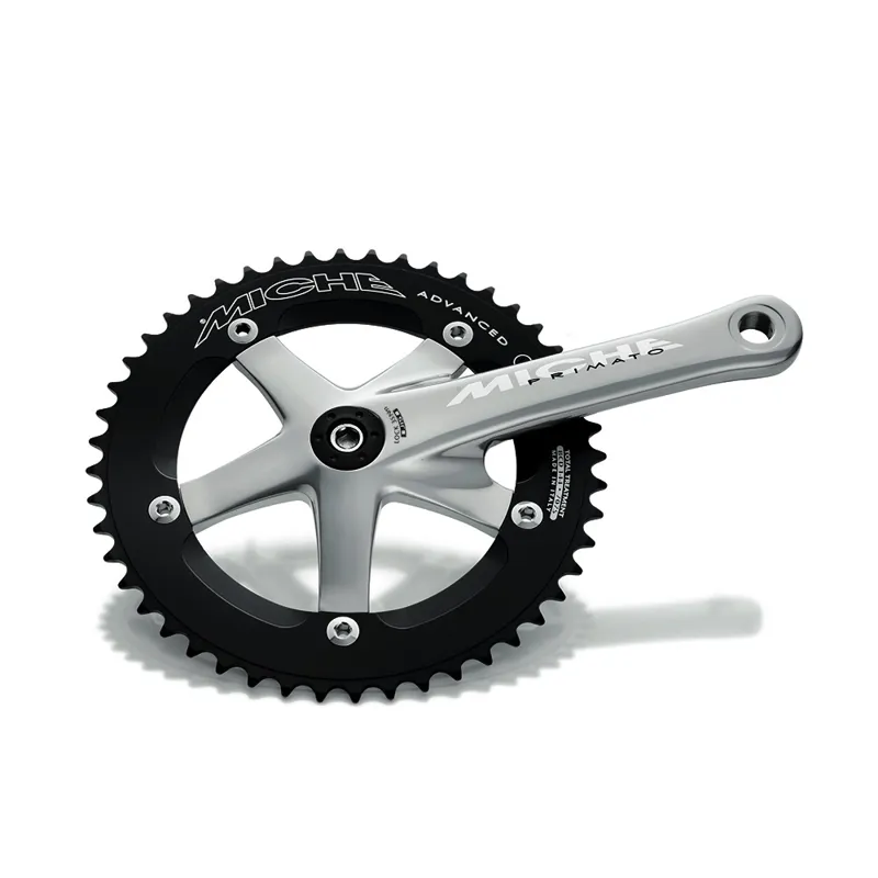 Miche Primato Advanced Track Chainset in Silver
