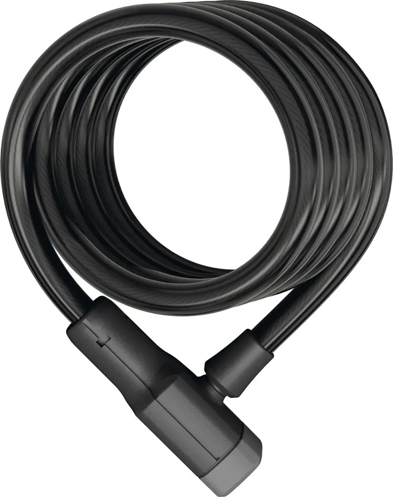 ABUS Booster 6512K Key Coil 12mm/180cm Cable Lock in Black