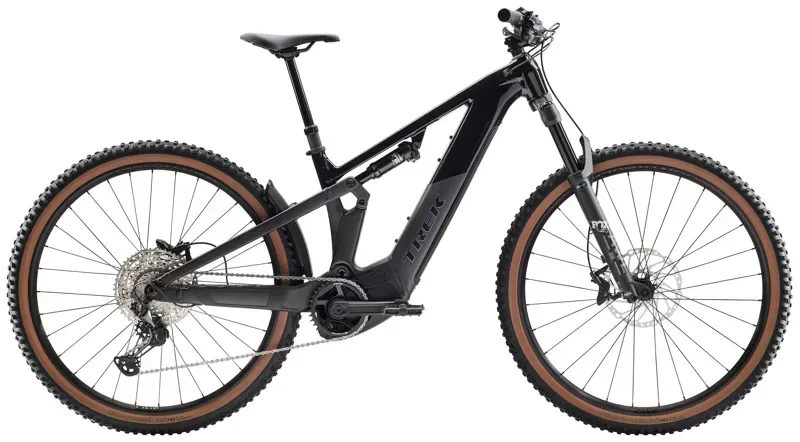 Trek Powerfly FS+ 6 Gen 4 E-Mountain Bike In Gloss Dark Star/Matte Dark Web