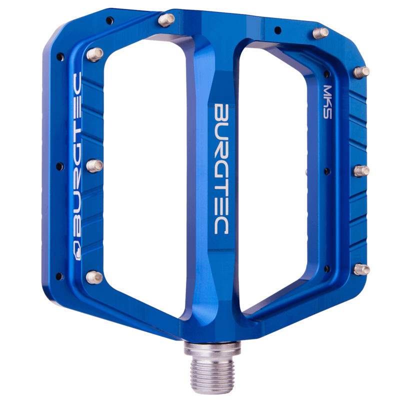Burgtec Penthouse Flat MK5 Pedals - Blue