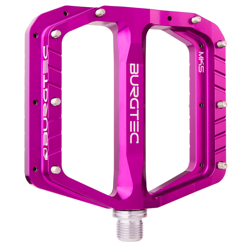 Burgtec Penthouse Flat MK5 Pedals - Purple Rain
