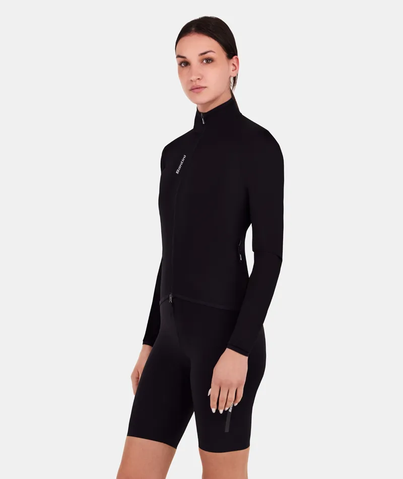 Santini MAGIC - PACKABLE WATERPROOF JACKET UNISEX NERO-2
