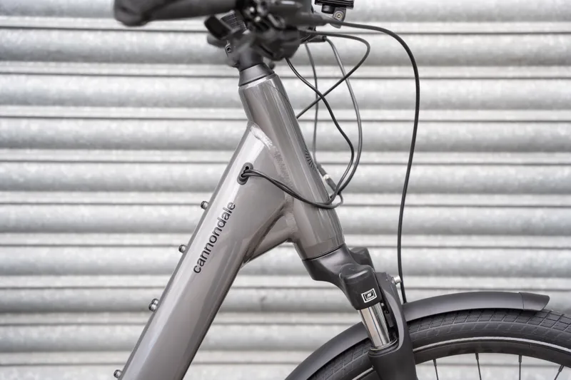 Cannondale Mavaro Neo SL 1 Low StepThru E-Road Bike In Smoke Black-6