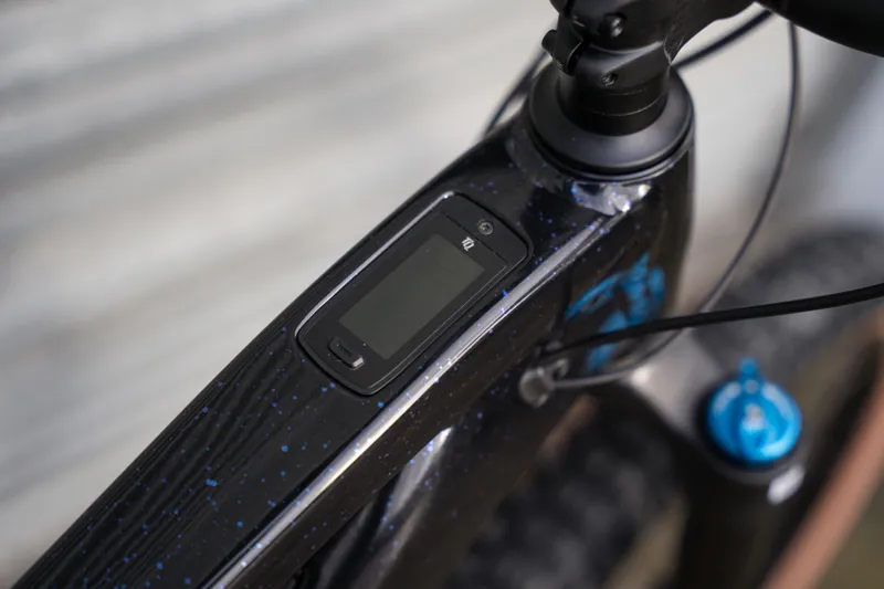 Trek Fuel+ EX 8 Gen 2 E-Mountain Bike in Trek Black/Purple Flip Splatter-5