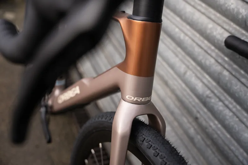 Orbea Terra M30Team 1X Gravel Bike in Nickel/Cinnamon Matt-6