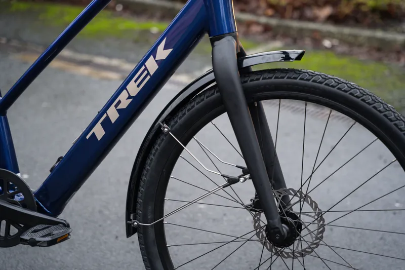 Trek Dual Sport+ 2 Stagger Hybrid eBike in Hex Blue-3