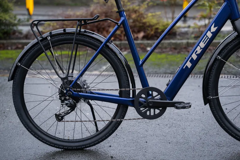 Trek Dual Sport+ 2 Stagger Hybrid eBike in Hex Blue-5