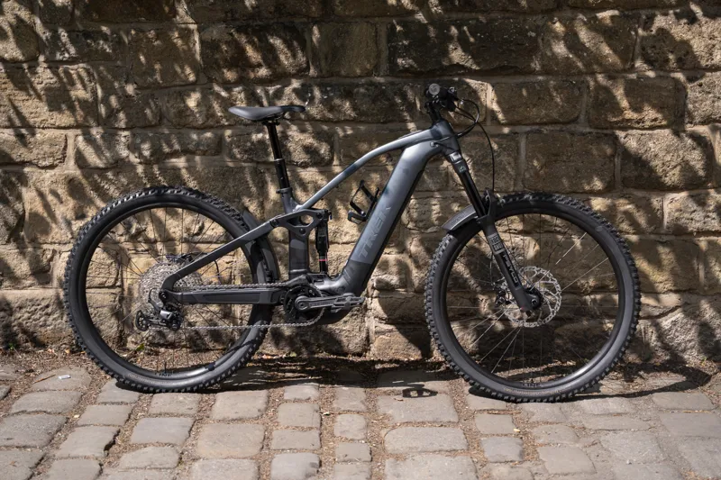 Trek Rail+ 5 Gen 5 Electric Mountain Bike In Lithium Grey-1