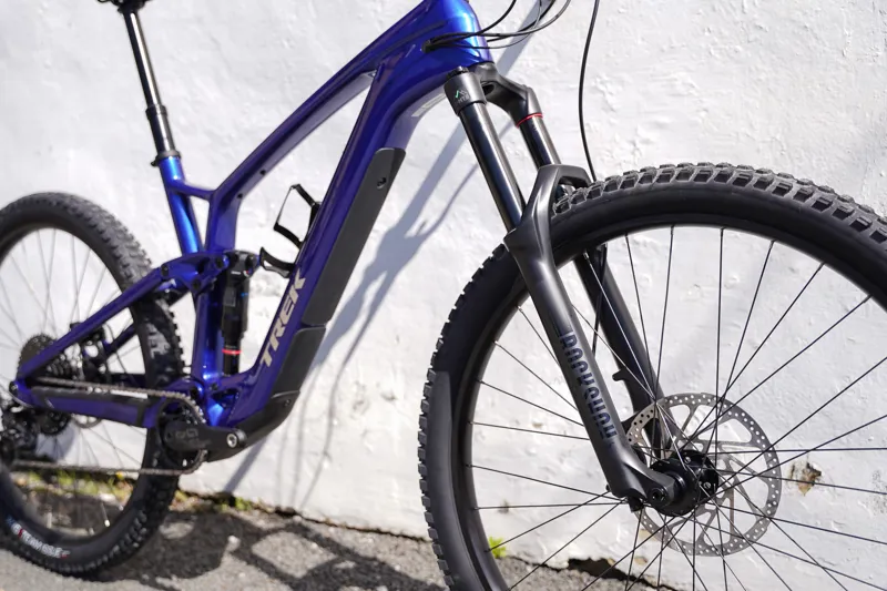 Trek Fuel Exe 9.5 Deore Electric Mountain Bike in Hex Blue-6
