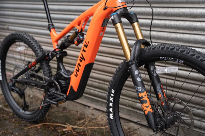Whyte E-180 Rsx Electric Mountain Bike in Orange-4