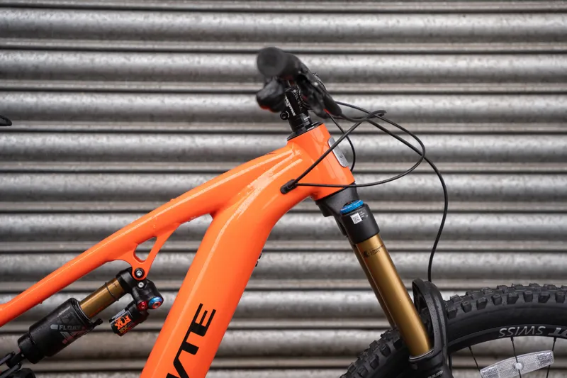 Whyte E-180 Rsx Electric Mountain Bike in Orange-5