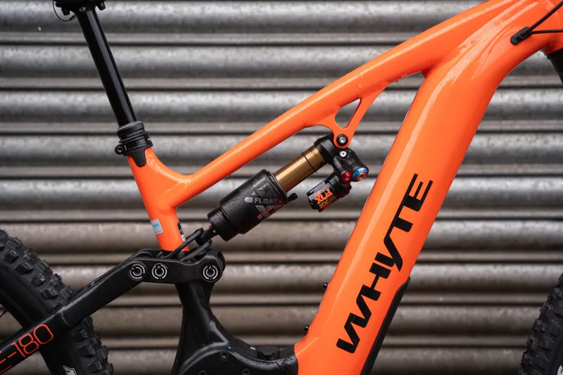 Whyte E-180 Rsx Electric Mountain Bike in Orange-6